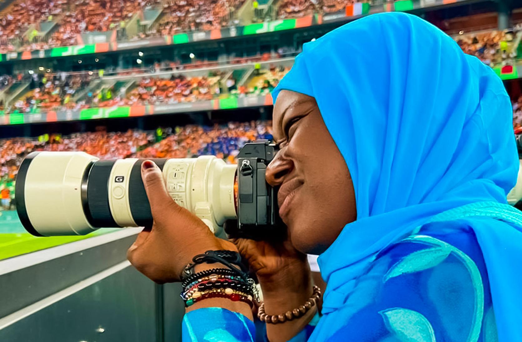 Shifting focus to these photographers in action at the 2023 Africa Cup of Nations